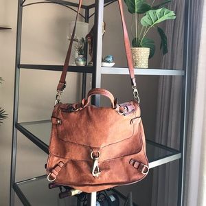 Brown satchel bag